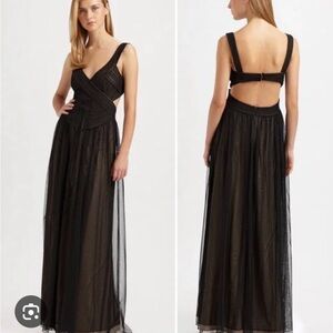 BCBGMAXAZRIA Black Evening Gown